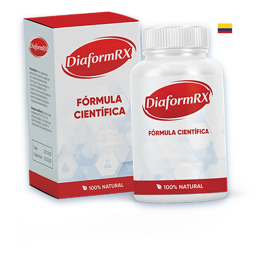 Frasco y estuche de DiaformRX