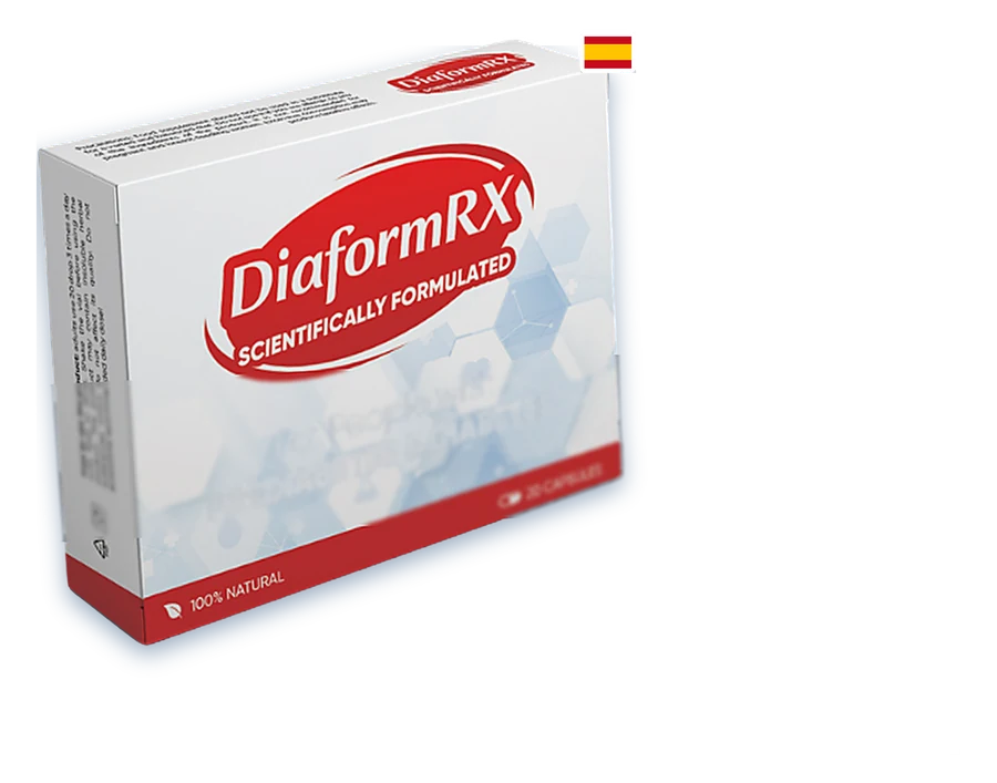 Caja de DiaformRX con 20 cápsulas